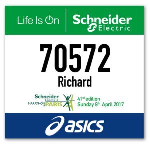 Paris Marathon 2017 Number